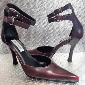 Steve Madden "Liv" Red Leather | Size 8.5